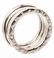 Bvlgari 18K White Gold B.zero1 Double Ring 48 - 2