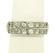 Platinum .65 ctw European & Single Cut Diamond Double