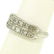 Platinum .65 ctw European & Single Cut Diamond Double - 5