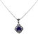 3.47 ctw Tanzanite and Diamond Pendant With Chain -
