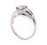 1.05 ctw Diamond and Sapphire Ring - Platinum - 4