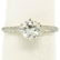 Etched 14k TT Gold .80 ctw European Cut Diamond