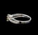 1.01 ctw Brown Diamond Ring - 18KT White Gold - 3