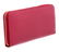 Prada Pink Saffiano Leather Continental Zip Wallet - 3
