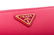 Prada Pink Saffiano Leather Continental Zip Wallet - 5