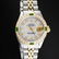 Rolex Ladies 2 Tone MOP Diamond & Emerald Datejust