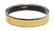 Hermes Yellow Narrow Caleche Bangle Bracelet - 2