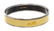 Hermes Yellow Narrow Caleche Bangle Bracelet - 4