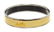 Hermes Yellow Narrow Caleche Bangle Bracelet - 6