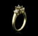 14KT Yellow Gold 0.98 ctw Brown Diamond Ring - 3