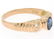 Vintage 18kt Rose Gold 0.68 ctw Sapphire and Diamond - 3