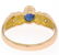 Vintage 18kt Rose Gold 0.68 ctw Sapphire and Diamond - 4