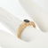 Vintage 18kt Rose Gold 0.68 ctw Sapphire and Diamond - 5