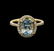 14KT Yellow Gold 2.62 ctw Aquamarine and Diamond Ring - 2
