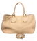 Prada Cream Pebbled Leather Tote Shoulder Bag - 2