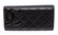 Chanel Black Quilted Leather Ligne Cambon Continental - 2