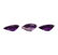 18.70 ctw. Natural Pear Cut Amethyst Parcel of Three - 2