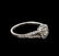 0.96 ctw Diamond Ring - 14KT White Gold - 2