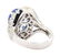 7.72 ctw Tanzanite And Diamond Ring - 14KT White Gold - 3