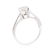 0.27 ctw Diamond Ring - 14KT White Gold - 4