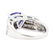 2.54 ctw Tanzanite And Diamond Wide Band - 14KT White - 3