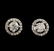 1.41 ctw Diamond Earrings - 14KT White Gold