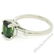 Vintage Platinum 2.03 ctw Green Tourmaline and Baguette - 4