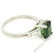 Vintage Platinum 2.03 ctw Green Tourmaline and Baguette - 5