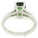 Vintage Platinum 2.03 ctw Green Tourmaline and Baguette - 7