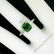 Vintage Platinum 2.03 ctw Green Tourmaline and Baguette - 9