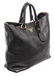 Prada Black Leather Vitello Daino Large Two-Way Bag - 2