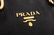 Prada Black Leather Vitello Daino Large Two-Way Bag - 8