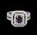 14KT White and Yellow Gold 0.40 ctw Tanzanite and - 2