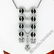 18kt White Gold 1.15 ctw Black Onyx and Diamond Flower