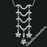 18kt White Gold 1.15 ctw Black Onyx and Diamond Flower - 2