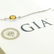 18K White Gold 18" 1.25 ctw GIA Yellow Sapphire & - 2