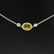 18K White Gold 18" 1.25 ctw GIA Yellow Sapphire & - 3