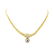 0.50 ctw Diamond and Pearl Pendant And Chain - 18KT - 2