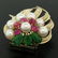 14K Yellow Gold 2.36 ctw Cabochon Ruby Jade 5mm Pearl - 3