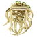 14K Yellow Gold 2.36 ctw Cabochon Ruby Jade 5mm Pearl - 7