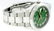 Rolex Mens SS 41MM Green Roman Diamond Datejust 2 - 2