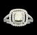 1.59 ctw Diamond Ring - 14KT White Gold - 2