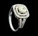 1.59 ctw Diamond Ring - 14KT White Gold - 4