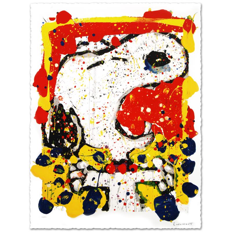 Squeeze The Day-Friday by Everhart, Tom: "Squeeze the Day-Friday" is a limited edition hand pulled original lithograph on museum quality deckle-edge paper, numbered and hand signed by Tom Everhart. This is one of the final Everhart editions 