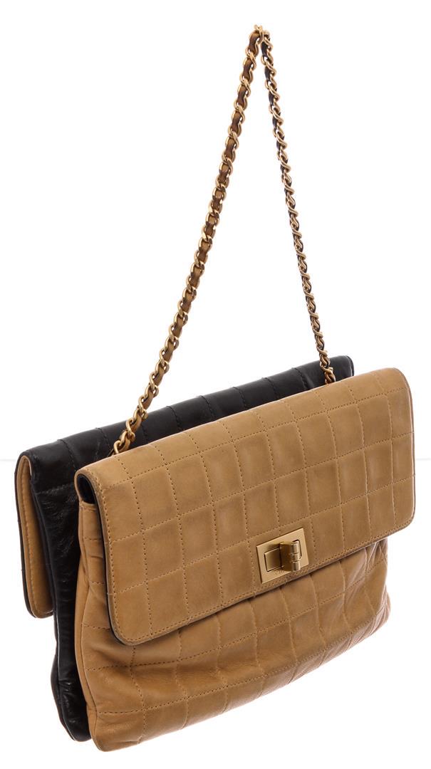 chanel double sided flap bag