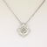 14kt White Gold 0.20 ctw Diamond Solitaire Pendant