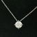14kt White Gold 0.20 ctw Diamond Solitaire Pendant - 2