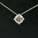 14kt White Gold 0.20 ctw Diamond Solitaire Pendant - 7