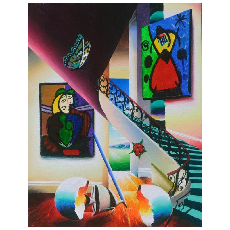 Unforgetable by Ferjo Original: "Unforgetable" is an original painting, oil on stretched canvas, by Ferjo. Hand signed by the artist, this piece comes with a letter of authenticity. Measures approx. 14" x 11" (image).