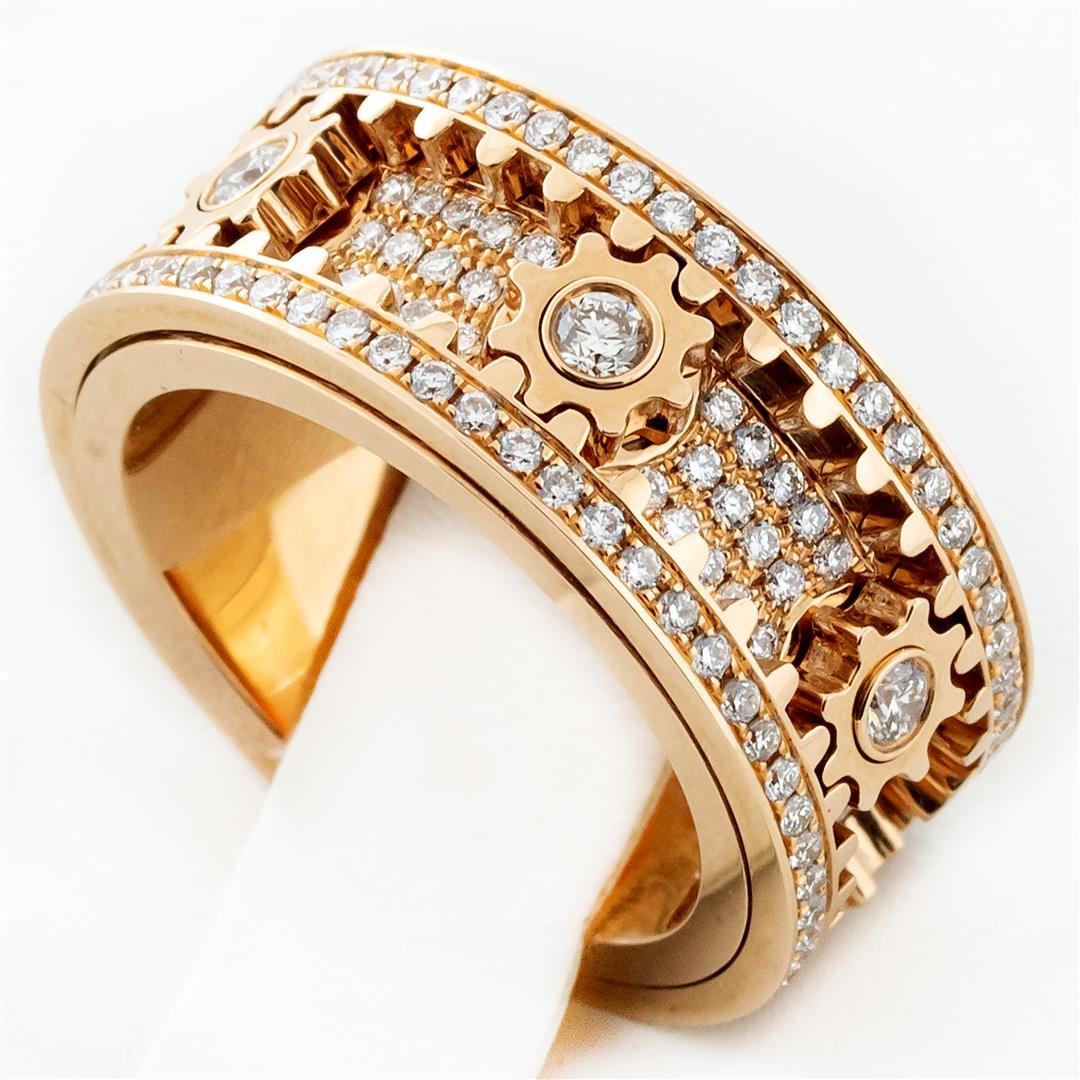 Rose gold deals gear ring
